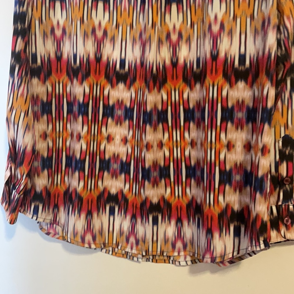 Colorful Patterned Blouse - Picture 6 of 7